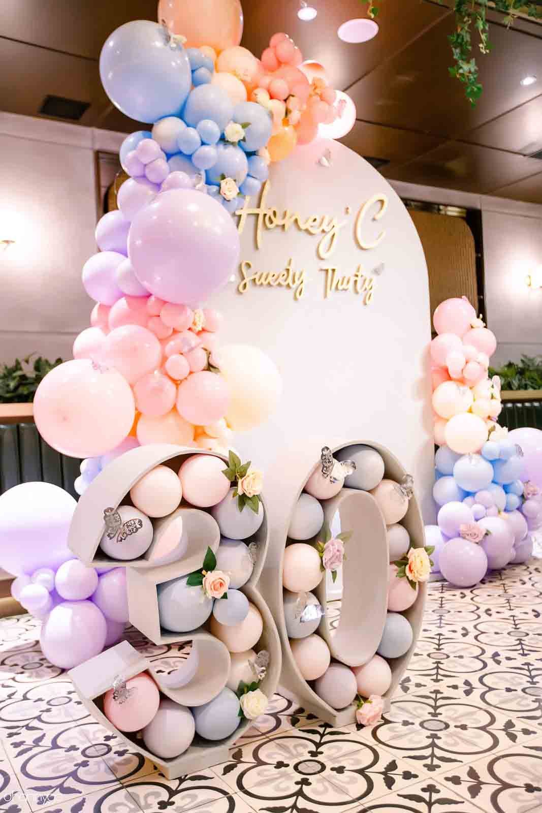 Pastel backdrop decoration - Image 7