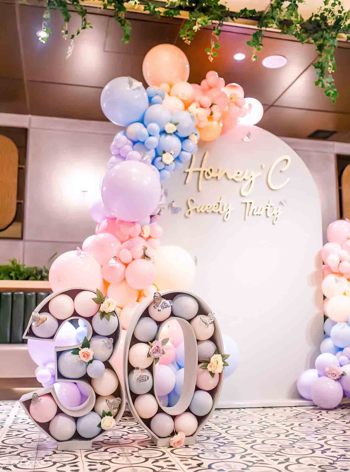 Pastel backdrop decoration - Image 6