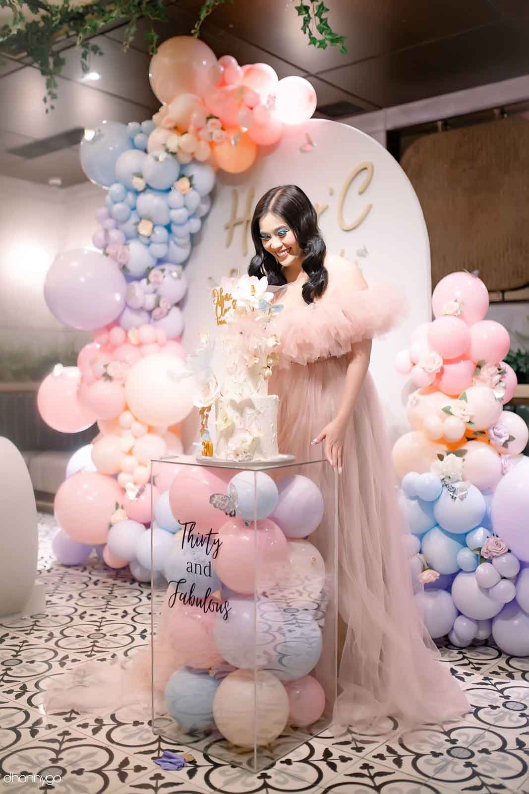 Pastel backdrop decoration - Image 3