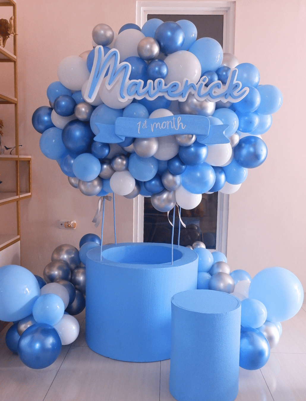 Hot Air Balloon with Styrofoam Basket - Image 4